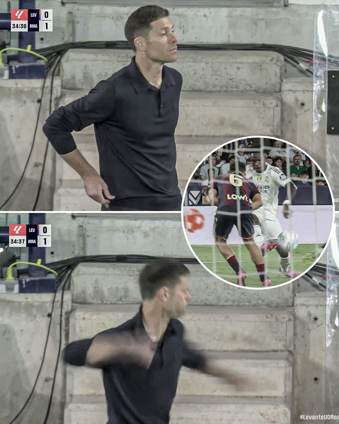 Watch: Xabi Alonso’s Reaction to Vinícius’ Stunning Trivela Goal - Sportsrock