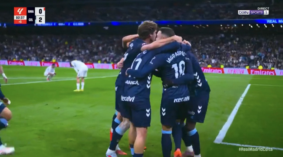 Watch: Celta Vigo Player Makes History With First-Ever Backheel Penalty Against Real Madrid - Sportsrock